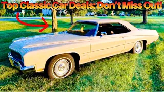 Top 12 Craigslist Classic Car Finds Amazing Deals from Private Owners