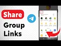 How to Share Telegram Group Links Updated