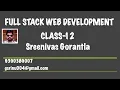 FULL STACK WEB DEVELOPMENT DAY-12