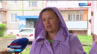 Особенно сильно страдают от дождей жители села Калинино в Омском районе