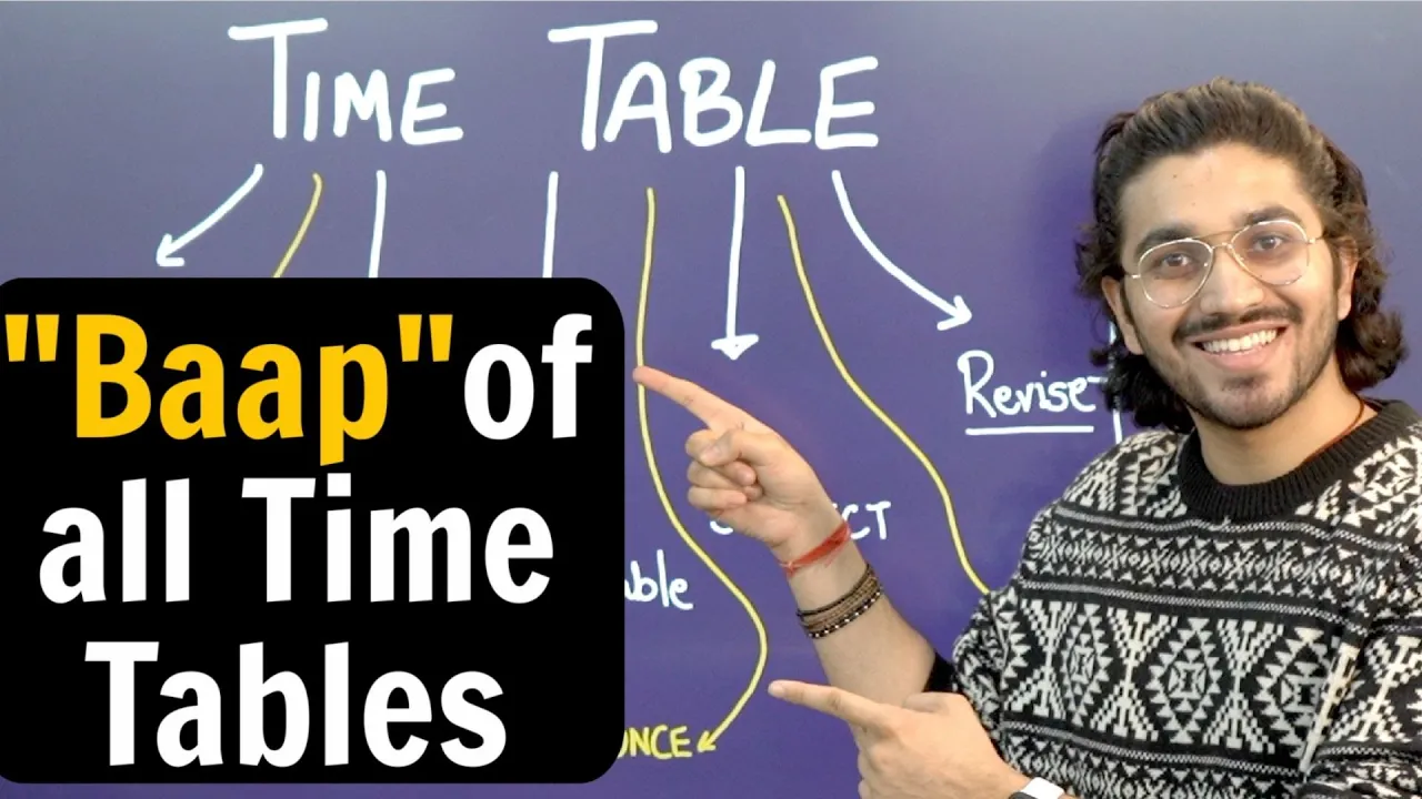 Outline Video The Best Time Table for every student | 5 Big Mistakes | SuperTips