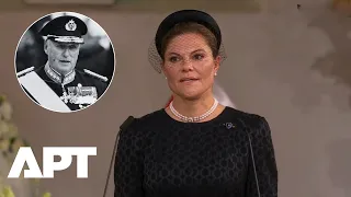  اجعلني أداة لسلامك   تحية ولية عهد السويد للملك هارالد في جنازته       دندنها