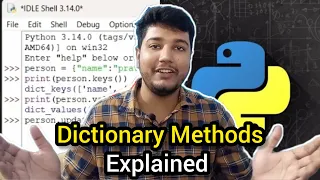 Python Dictionary Methods Explained 7 Minutes Beginner Tutorial
