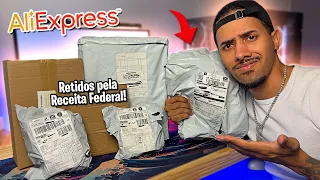 Abrindo Pacotes RETIDOS pela RECEITA FEDERAL KKKKK Não Entendi mas GOSTEI!