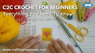 How To Corner To Corner Crochet C2C PART 2 Crafting Happiness