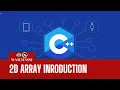 Class10 2D Array Introduction Subhabrata Bhattacharjee TalksSubhaDa
