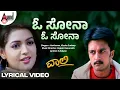Lagu O Sona O Sona Lyrical Video | Vaalee | Kiccha Sudeep |Poonam |Hariharan | Rajesh Ramanath | K.Kalyan