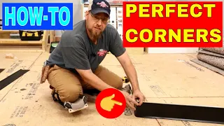 Inside and Outside Corners Cove Base Installation Made Easy