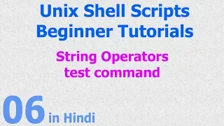 06 - Unix Shell Scripts