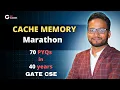 Marathon Cache Memory 70 PYQs asked in past 40 years Most Asked topic MANY PYQs