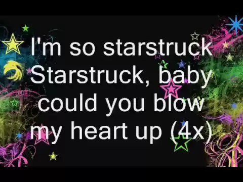 Download MP3 Starstruck- Lady GaGa w/ Lyrics