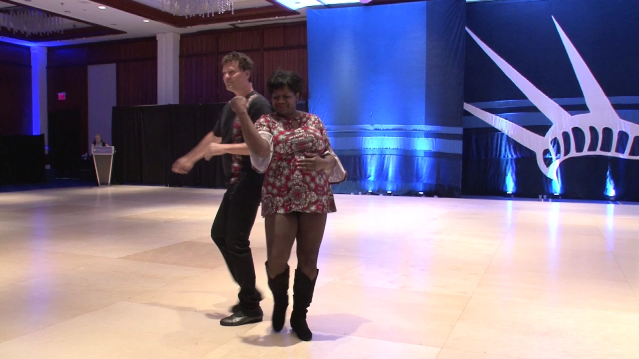 Liberty Swing 2017 Pro Am Spotlight Michelle Winfrey with Tybaldt Ulrich