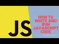 How to write and run JavaScript code using notepad