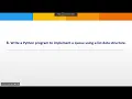 Write a Python program to implement a queue using a list data structure