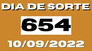 ????Resultado Dia de Sorte 10/09/2022 - Concurso 654 - Dia de Sorte de Hoje