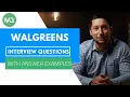 Walgreens Interview Questions with Answer Examples