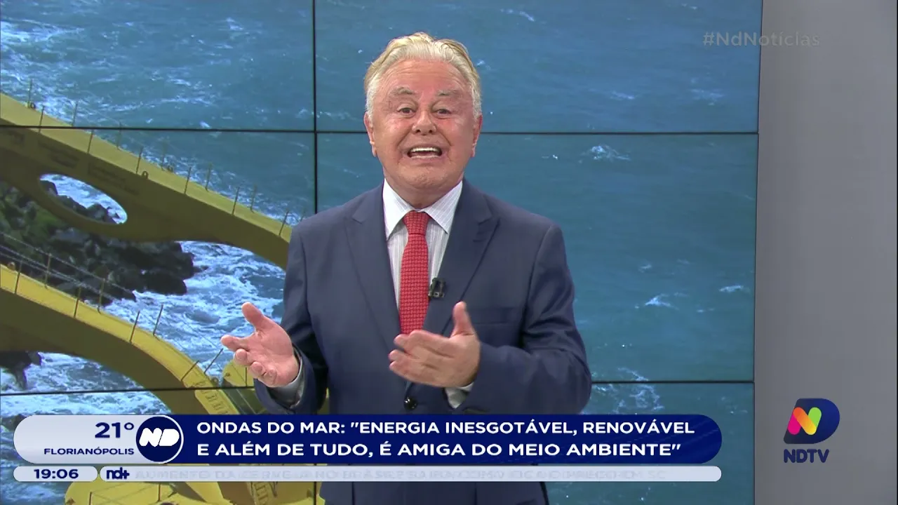 Paulo Alceu: ondas do mar são fonte de energia inesgotável e além de tudo amiga do meio ambiente