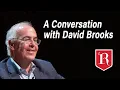 A Conversation with David Brooks Rhodes College 2023