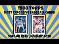 1988 Topps Most Expensive eBay Sales Baseball Cards January 2026
