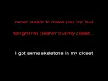 Eminem - Cleanin out my closet Karaoke