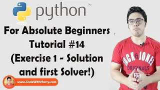 Exercise 1 - Solution And Your Answers Python Tutorials For Absolute Beginners In Hindi