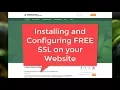 Installing and Configuring FREE SSL on your Website