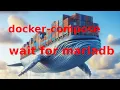 Docker compose wait until mariadb is running