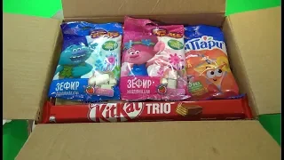 Lot S Of Candies Unboxing Box Full Of Sweets A Lot Of New Candies 