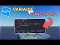 Variadic Functions in Roblox Studio