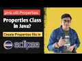 Properties Class in Java Properties file in Java