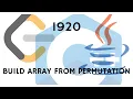 LeetCode 1920 Build Array from Permutation Solution in Java and C