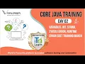 Core Java Training Day 02 Variables Int String Syntax Error RunTime Error SDET Training March