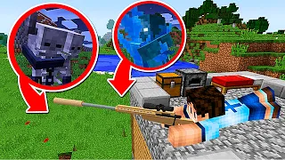 Me CONVERTÍ en un FRANCOTIRADOR secreto - Minecraft Mods Videos