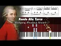 Download Lagu Mozart - Rondo Alla Turca - Piano Tutorial with Sheet Music