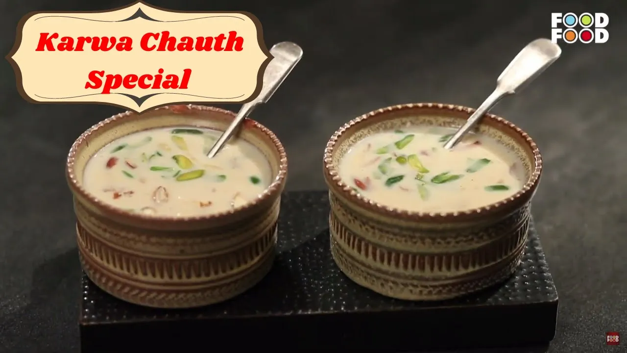            Delicious Rice Kheer Recipe   Karwa Chauth Sweet Recipe