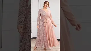 جديد تفاصيل فساتين سواريه للأجسام الممتلئة تخفي البطن 