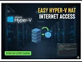 Nested Virtualization on Azure VM Hyper V Setup with NAT DHCP