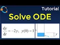 Octave Tutorial Solve Ordinary Differential Equation ODE using Octave and Matlab