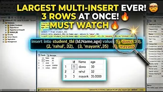 How to Insert Multiple Rows in SQL Server with ONE Query