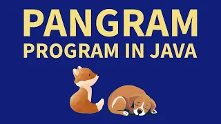 Pangram Program in Java ISC Computer Science 2025 Practical