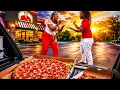 ROCK PAPER SCISSORS FOOD CHALLENGE PAPA JOHNS PIZZA