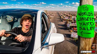 I Went to the World's Longest Garage Sale! What Did I Thrift?