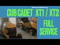Cub Cadet XT1 XT2 Full service Full maintenance including oil and filter change