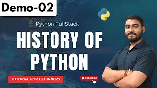 Python Fullstack Demo 02 History of Python Python Tutorial for Beginners