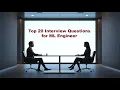 Top 20 Advanced ML Engineer Interview Questions