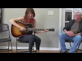 Molly Tuttle - 1st time playing her Thompson Guitar