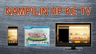 cara nampilin layar hp di tv dengan receiver parabola