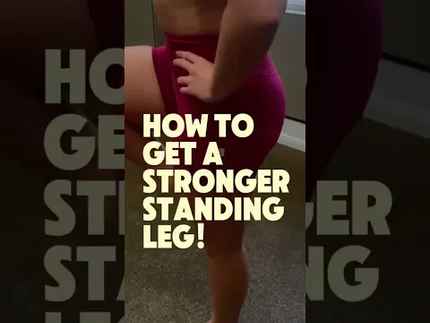 How many times have you been told to straighten or squeeze your standing leg??