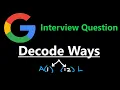 Decode Ways - Dynamic Programming