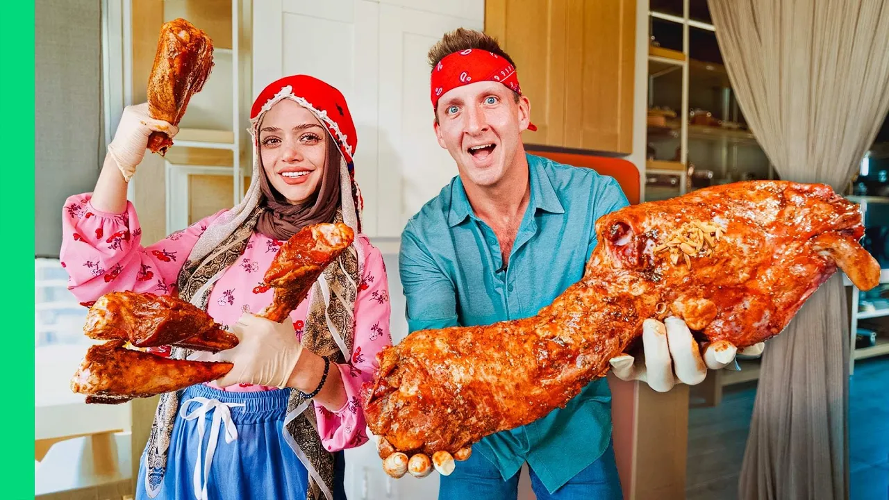 VIRAL Chef Cooks Sheep Head!! Extreme Arab Food in Lebanon!!